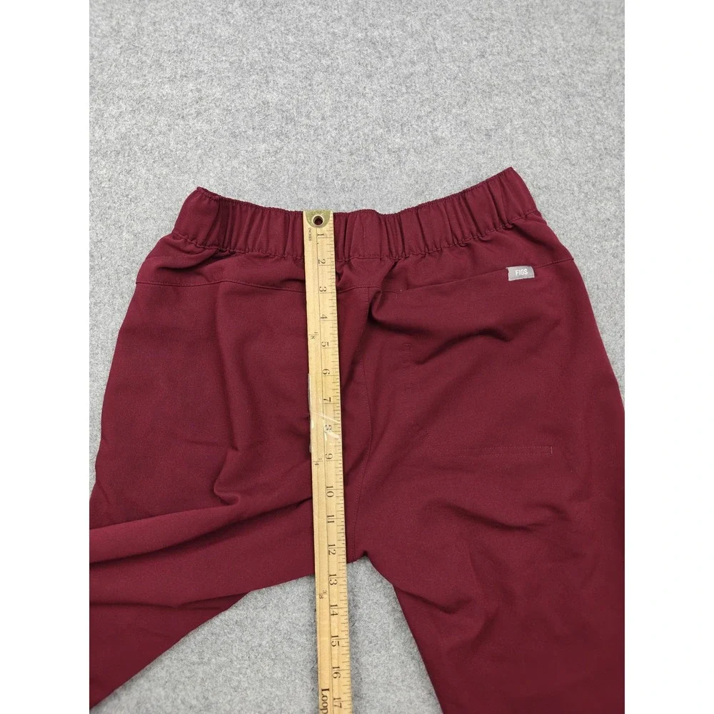 FIGS Scrub Pants Mens Small Red Technical Collection Jogger Drawstring Cuffed